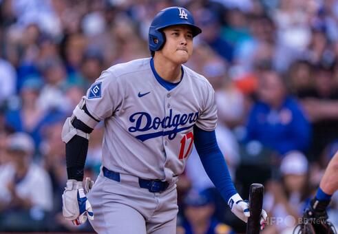 大谷翔平、最終戦で自己最多55号ソロ 写真5枚 国際ニュース：AFPBB News