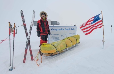 米冒険家、世界初の単独・無支援の南極横断に成功 約1500キロ踏破