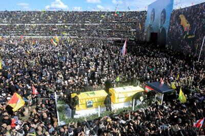 ヒズボラ、前指導者の葬儀で「抵抗」誓う