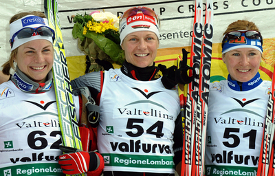 ニスタド 女子2.5キロメートル・フリー・スプリントを制す