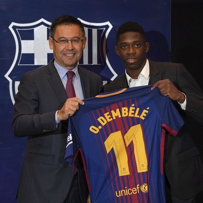 バルサ新戦力のデンベレ「僕はネイマールの代わりじゃない」