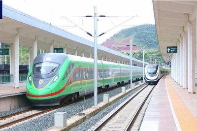中国・ラオス鉄道 旅客列車運行本数が5万本突破 旅客数は3405万人超