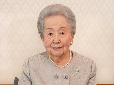 三笠宮妃百合子さま、100歳に