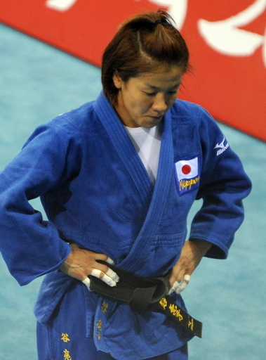 谷亮子 準決勝で敗れ3位決定戦へ