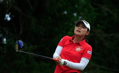 横峯がスコア「61」の猛チャージで2位フィニッシュ、ショップライトLPGAクラシック