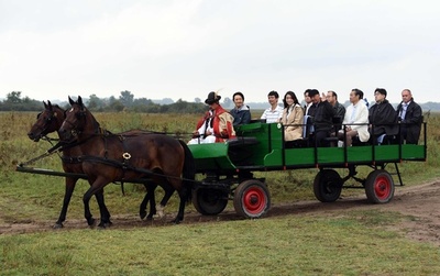 秋篠宮さまと眞子さま、ハンガリーの農場を訪問