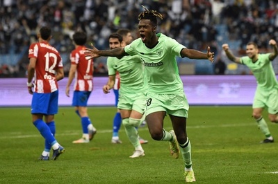 ビルバオがスーパー杯決勝へ アトレティコに逆転勝ち