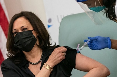 次期副大統領ハリス氏、コロナワクチン公開接種 国民の信頼確保図る