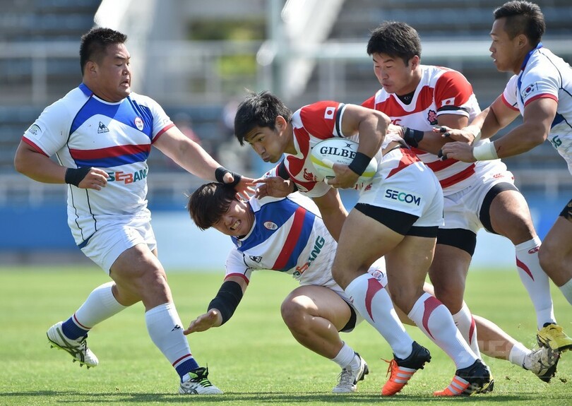 若手主体の日本、85-0で韓国に圧勝 ラグビーアジア選手権