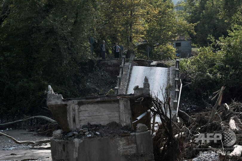 地中海のハリケーン「メディケーン」、ギリシャ襲う 3人死亡