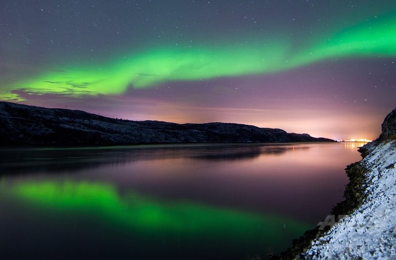 星空彩るオーロラ ノルウェー 写真14枚 国際ニュース Afpbb News