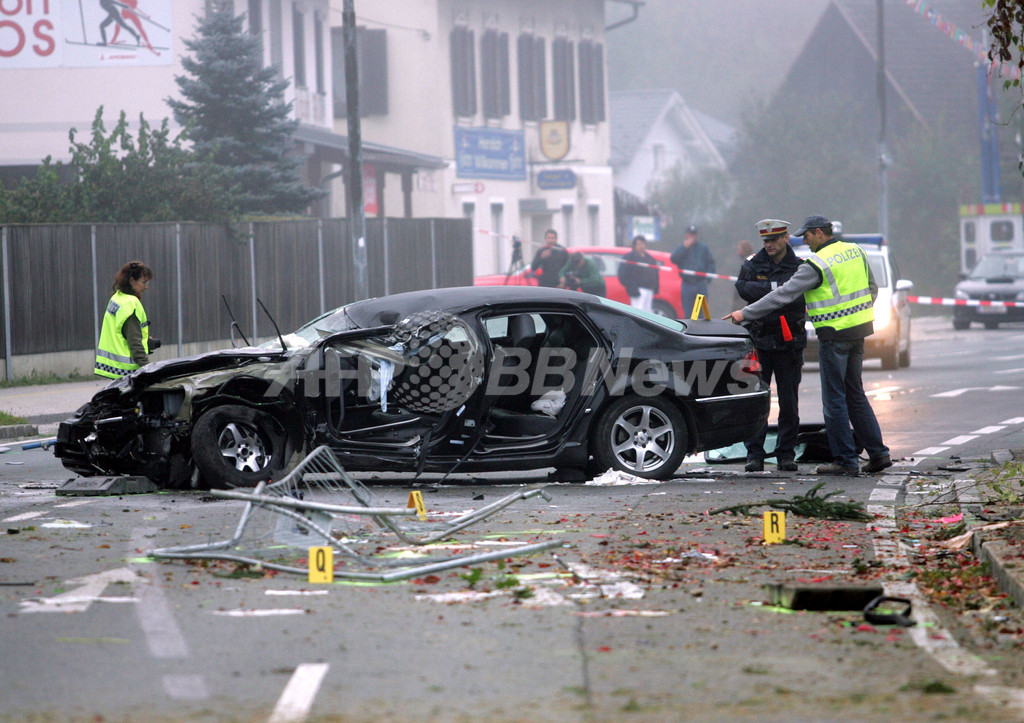 オーストリア極右政党のハイダー氏、交通事故で死去 写真9枚 国際ニュース：AFPBB News