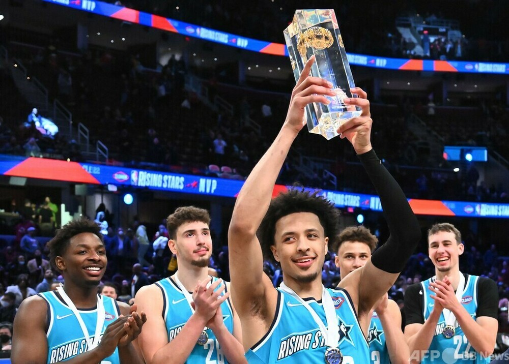 NBA球宴ライジングスターズ、ドラフト1位カニングハムがMVP 写真2枚