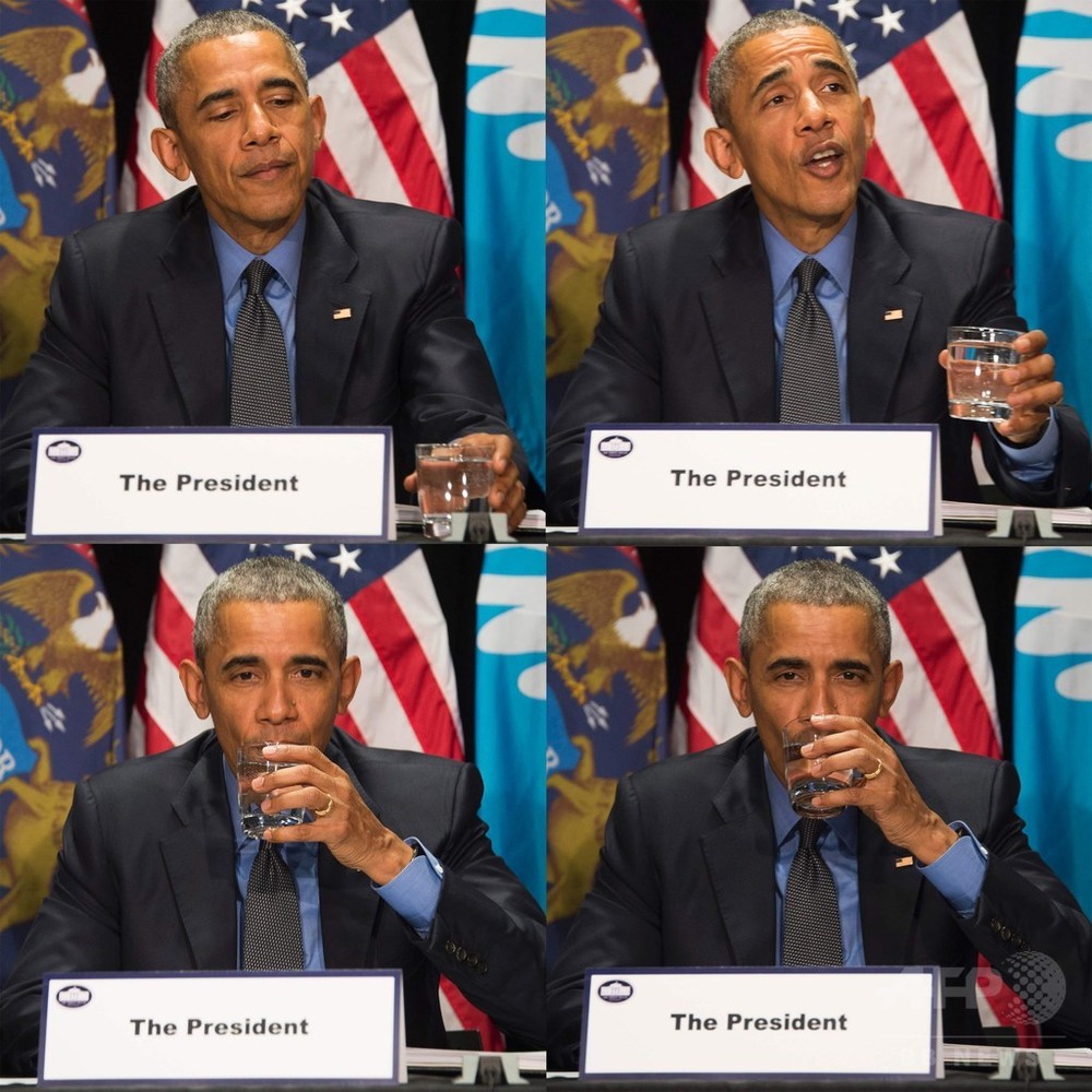 米フリントの汚染水道水 オバマ大統領が飲んで安全アピール 写真8枚 国際ニュース Afpbb News
