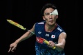 バドミントン、アジア団体選手権、男子準々決勝、インド対日本。試合に臨む桃田賢斗（2024年2月16日撮影）。(c)Mohd RASFAN / AFP