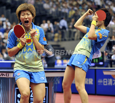 郭炎／丁寧組が女子複決勝へ、世界卓球