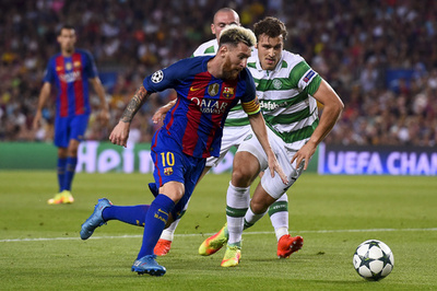 体調不良でリーグ戦欠場のメッシ、CLセルティック戦出場へ