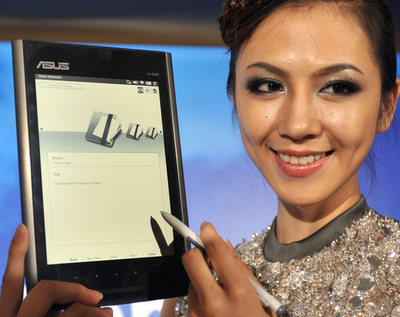 台湾のアスース、タブレット型PC「Eee Tablet」を発表