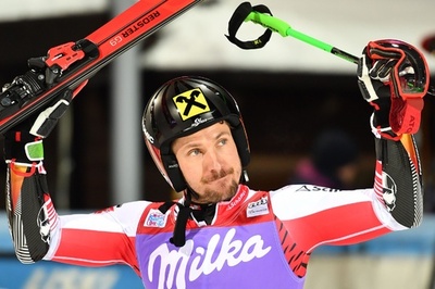 ヒルシャーが大回転連勝、総合8連覇へ盤石 W杯通算62勝目