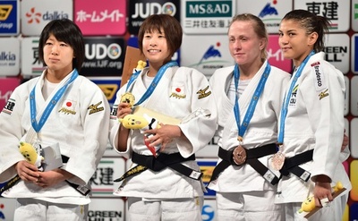 男女5階級で日本勢が金メダル、柔道グランドスラム