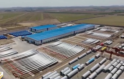 年間発電量100億キロワット時超 中国最大の陸上風力発電基地が送電開始