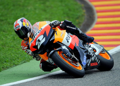 ダニエル・ペドロサ フリー走行3回目でトップタイムを記録