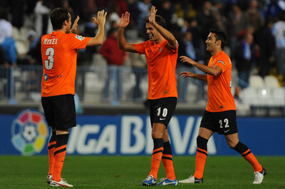 マラガがソシエダに敗れる