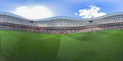 【360°パノラマ写真】ロシアW杯決勝の舞台、ルジニキ・スタジアム