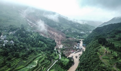 中国南西部、土砂災害で死者・行方不明者14人