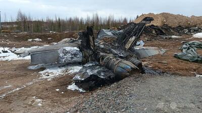 フィンランド空軍のFA18、北極圏の町に墜落 パイロットは脱出