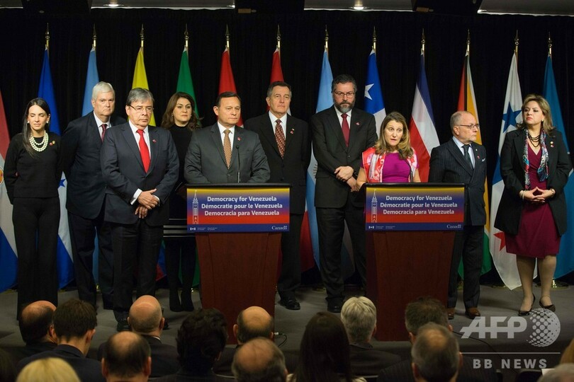 中南米諸国とカナダ、ベネズエラ軍に政権移行への不介入要請