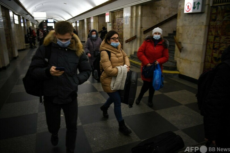 ウクライナ全土に戒厳令 首都では空襲警報