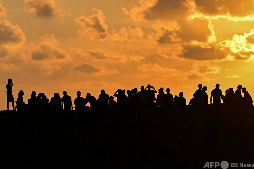 【今日の1枚】夕暮れに込み合う世界遺産 スリランカ