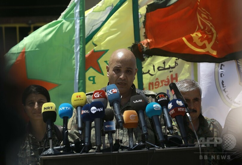 米支援のシリア民主軍、IS「首都」奪取の戦闘開始 ラッカ市内に進攻