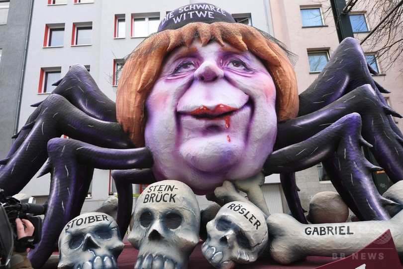 今年も政治風刺の山車ずらり ローズマンデー パレード ドイツ 写真枚 国際ニュース Afpbb News