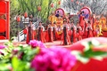 隋唐城遺跡植物園で開かれたボタンの花文化祭（3月21日撮影）（2024年4月1日提供）。(c)CGTN Japanese