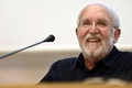 スペインのトレホンデアルドスで、学会に出席するスイスの宇宙物理学者、ミシェル・マイヨール氏（2019年10月9日撮影）。(c)JAVIER SORIANO / AFP