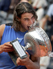 2006年の全仏オープンで2回目の優勝を果たしたラファエル・ナダル（2006年6月11日撮影）。(c)JACK GUEZ / AFP