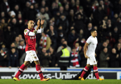 アーセナル、ジルーとウォルコットの得点で4回戦突破、FAカップ