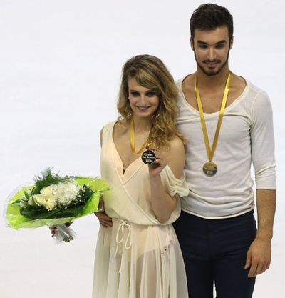 パパダキス/シゼロン組が2つ目の金、驚き隠せず エリック・ボンパール杯