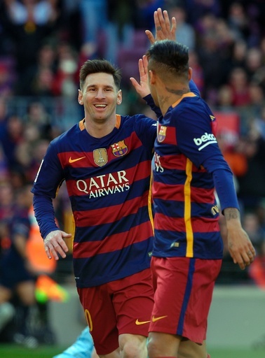 PK失敗でもメッシ劇場、バルサ6発大勝でリーグ12連勝