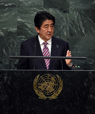 中東の難民支援などに1800億円拠出、安倍首相が国連で表明