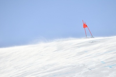 強風でアルペンスキー男子複合の一部コースが短縮、平昌五輪