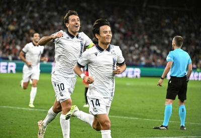 ソシエダが今季欧州CL初勝利、敵地でザルツブルクに快勝