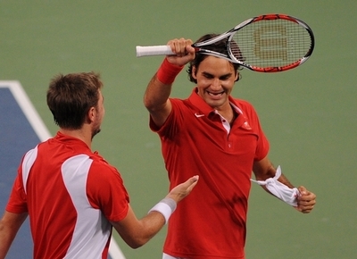 フェデラー 五輪ダブルスで決勝へ
