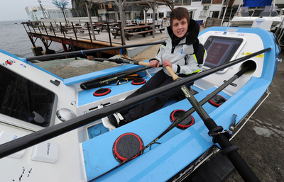 銚子から手こぎボートで太平洋横断へ、英国人女性