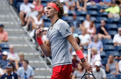 ズベレフ完勝、自身初の全米OP3回戦進出