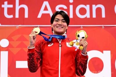 松下知之が競泳200個メで金、中国13歳は驚異のデビューV アジア大会