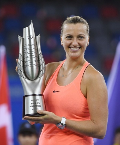 クビトバがひさびさのタイトル獲得、武漢オープン制覇