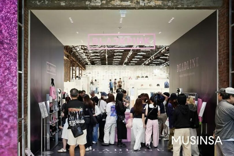 ソウル・聖水で開かれたBLACKPINK公式グッズのポップアップイベント＝MUSINSA提供(c)MONEYTODAY